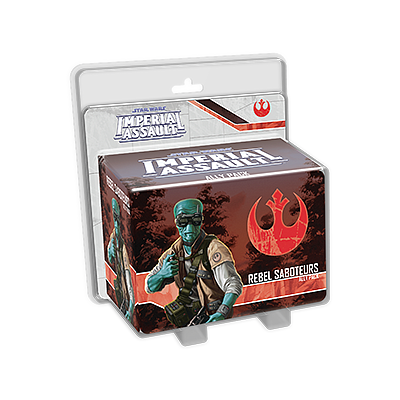 STAR WARS IMPERIAL ASSAULT: REBEL SABOTEURS ALLY PACK EN (星球大战 帝国突击：义军破坏者 盟友包 英文版)