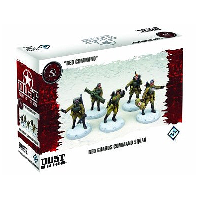 DUST TACTICS RED GUARDS COMMAND SQUAD EN