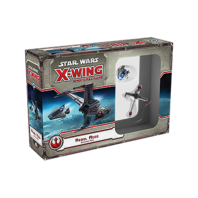 STAR WARS X-WING ACES:  REBEL ACES EXPANSION PACK EN (星球大战 X翼战机王牌飞行员：反叛军王牌飞行员 扩展包 英文版)