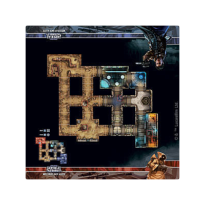 STAR WARS IMPERIAL ASSAULT MOS EISLEY BACK ALLEY SKIRMISH MAP