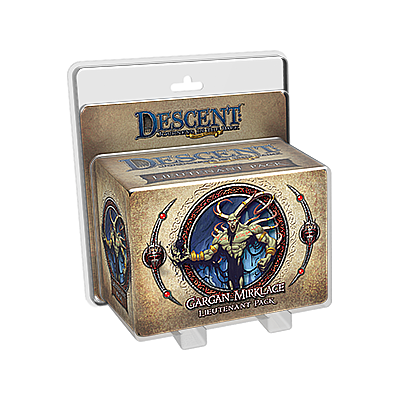 DESCENT 2ND ED: GARGAN MIRKLACE LIEUTENANT PACK EN (深入绝地第二版：嘉甘·暗枪副官包 英文版)