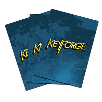 KEYFORGE LOGO SLEEVES PACK OF 40 BLUE