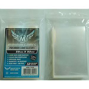 MAYDAY GAMES SLEEVES 59X92MM (7028)